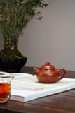 Little Lotus Seed，Purple clay teapot，Fully handmade，180cc