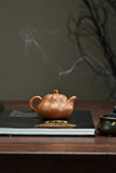 Fully handmade，pumpkin，Purple clay teapot，180cc